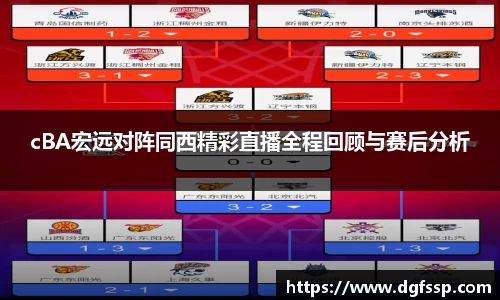 cBA宏远对阵同西精彩直播全程回顾与赛后分析